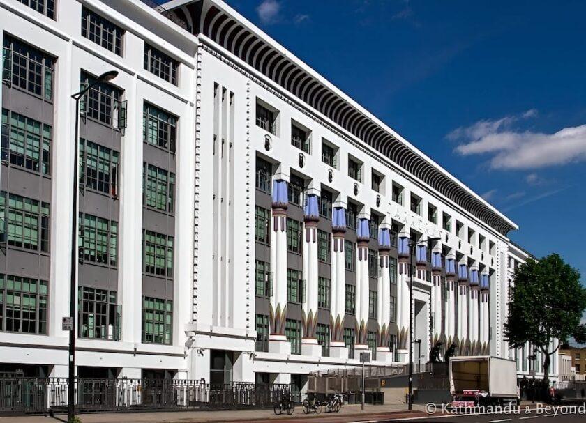 Greater London House AKA Carreras cigarette factory in Camden, London, England © Mark Bennetts