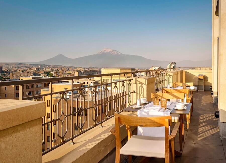 The Alexander, Yerevan, Armenia (Ararat view from Restaurant)