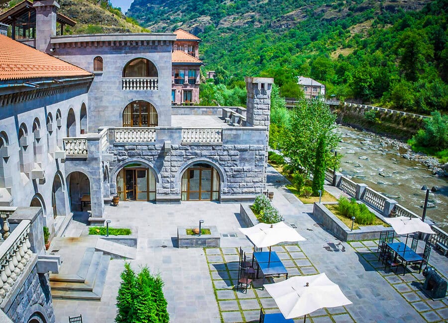 Tufenkian Avan Dzoraget Hotel Lori Province Armenia (Terrace)