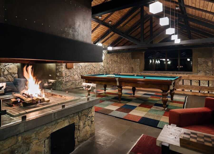 Tufenkian Avan Marak Tsapatagh Hotel, Lake Sevan, Armenia - Pool Room and Lounge Area