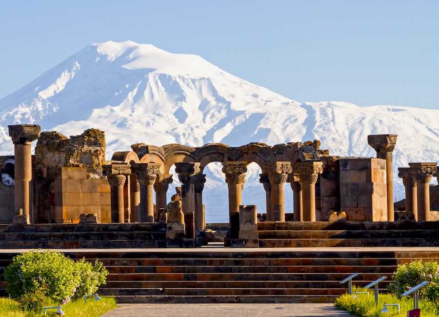 Where to travel in Armenia - Vagharshapat (Zvartnots Cathedral) Armenia DT 109038146