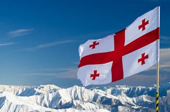 a. general (Georgian flag. mountains) Georgia DT 48979497