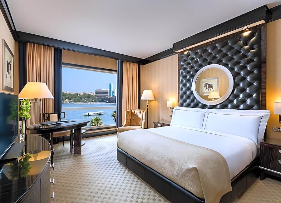 Fairmont Nile City Cairo Egypt (Fairmont Gold Nile View room)