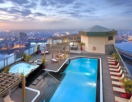 Fairmont Nile City Cairo Egypt (Outdoor pool)