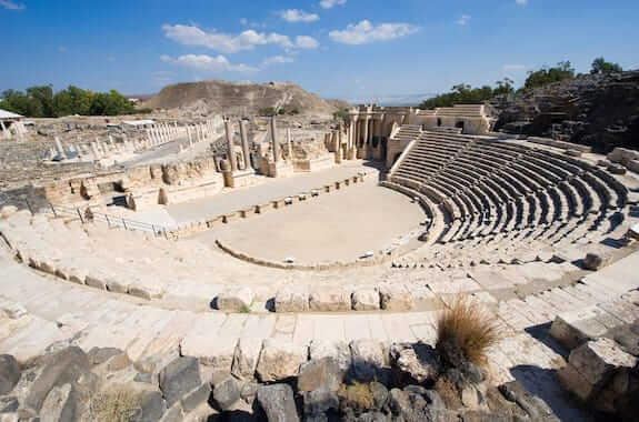 Where to travel in Safed and the Galilee in Israel (Beit She An amphitheatre) Israel DT 47515637