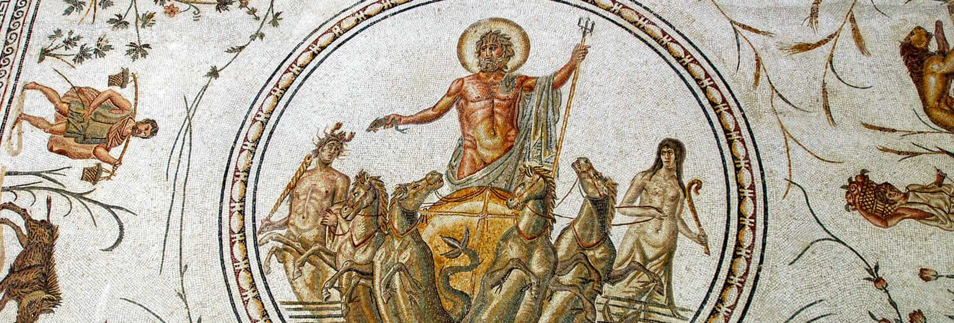 Where to travel in Tunisia - Tunis and the Bardo (Bardo National Museum. Neptune Roman Mosaic) DT 12446673