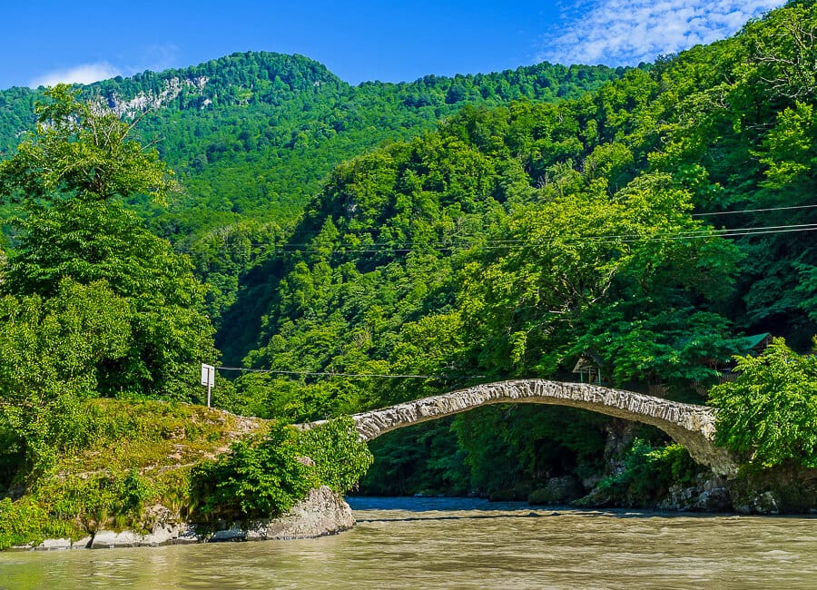 Adjara (Makhuntseti. Queen Tamar's Bridge) Georgia DT 74358676