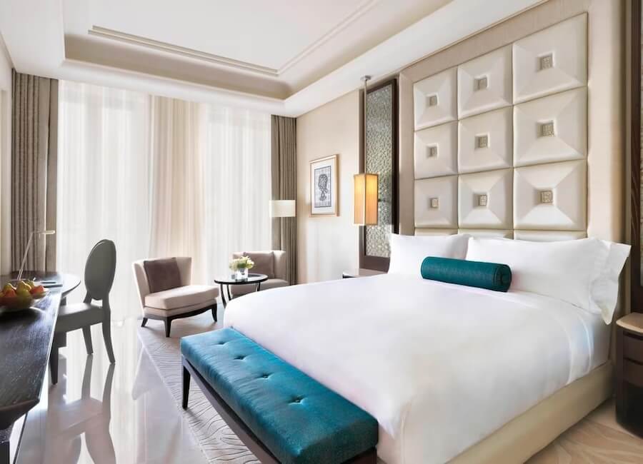 Al Bustan Palace Hotel Muscat Oman (Deluxe Pool View Guest Room)