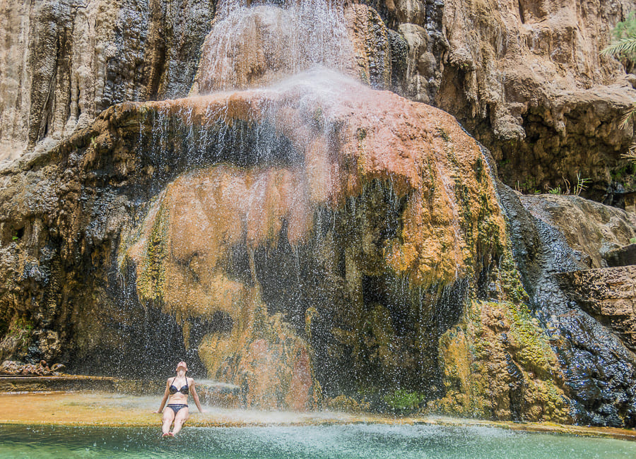 Dead Sea (Ma'in hot spring waterfall) Jordan DT 34037704