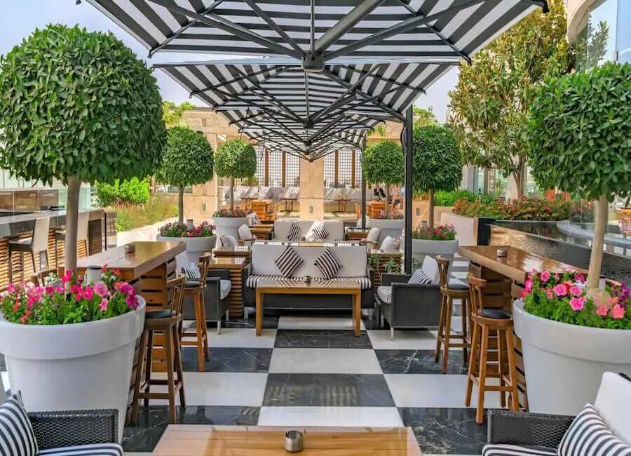 Grand Hyatt Hotel Amman Jordan Terrace