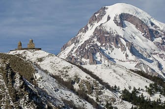 Kazbegi (Mount Kazbek. Gergeti Trinity Church) Georgia DT 23402372