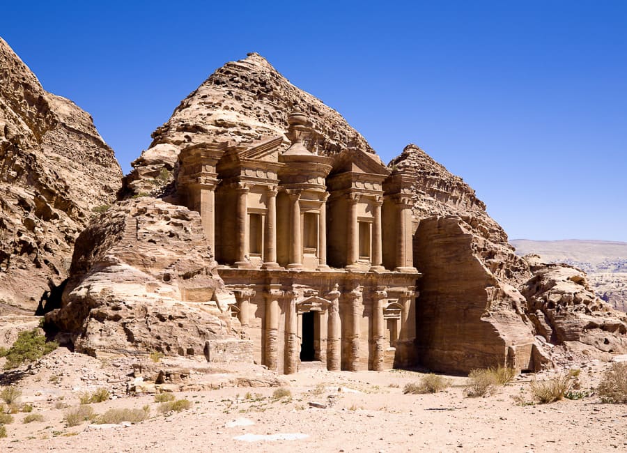 Petra (Ad Deir. Monastery) Jordan DT 13218747