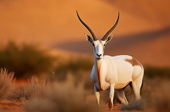 Shaumari Wildlife Reserve (Arabian Oryx) Jordan DT 283015301