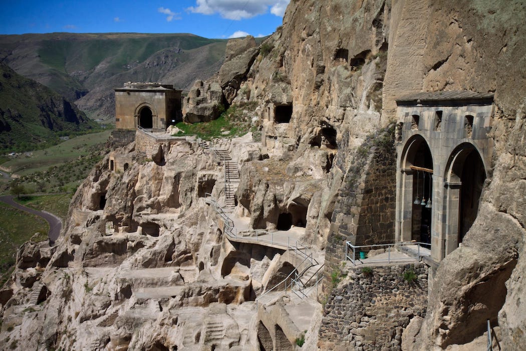 Luxury Georgia holidays. Unmissable sights and experiences in Georgia - Vardzia Cave Monastery DT 44366741