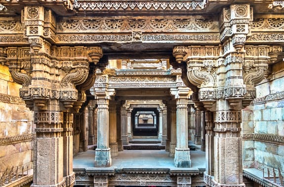 Where to Travel in Gujarat - Ahmedabad (Adalaj Stepwell near Ahmedabad) India DT 112838887