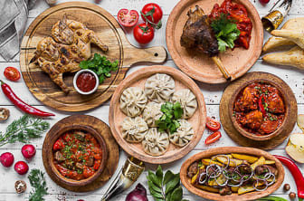 a. general (Food Traditional Georgian Cuisine) Georgia DT 96049794