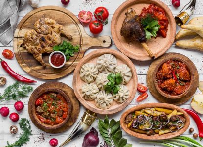 a. general (Food Traditional Georgian Cuisine) Georgia DT 96049794