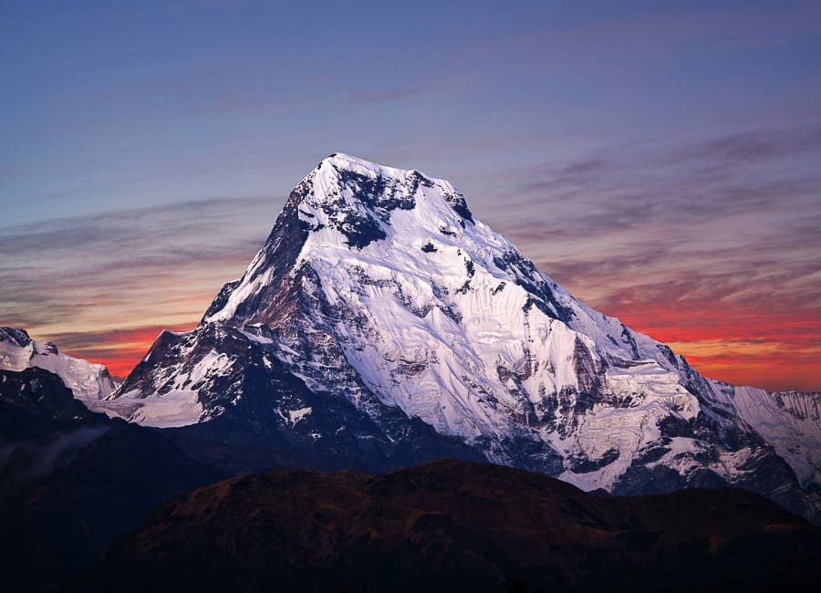 Annapurna (Mount Annapurna South. View from Poon Hill) Nepal DT 95510733