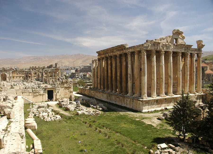Baalbek (Baalbek temple complex. Temple of Bacchus) Lebanon DT 14354411