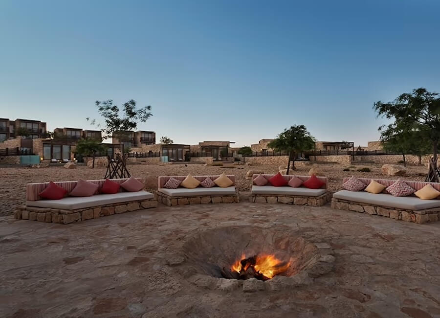 Beresheet Resort Negev Desert Israel exterior garden