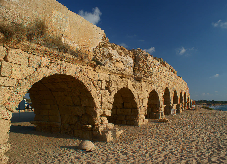 Caesarea (Caesarea Maritima. Roman aqueduct) Israel DT 10540687