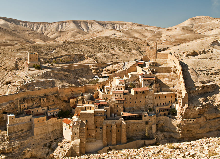 Mar Saba (Kidron Valley. West Bank) Palestine DT 22464868