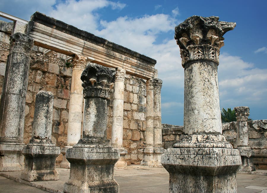 Sea of Galilee (Capernaum synagogue) Israel DT 2338162