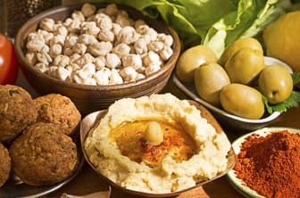 a. general (food Hummus and falafel) Lebanon DT 65472973