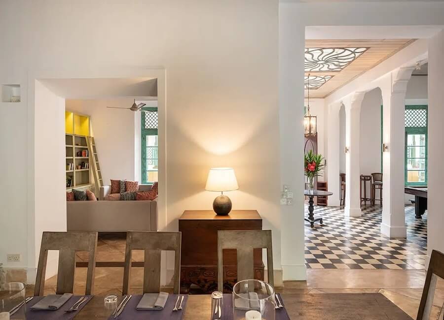 41 Lighthouse Street Hotel Galle Sri Lanka dining room