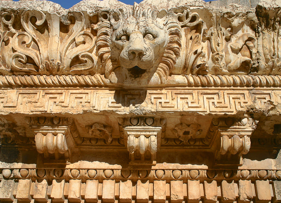 Baalbek (Baalbek temple complex. Temple of Jupiter) Lebanon 19 © Bennetts
