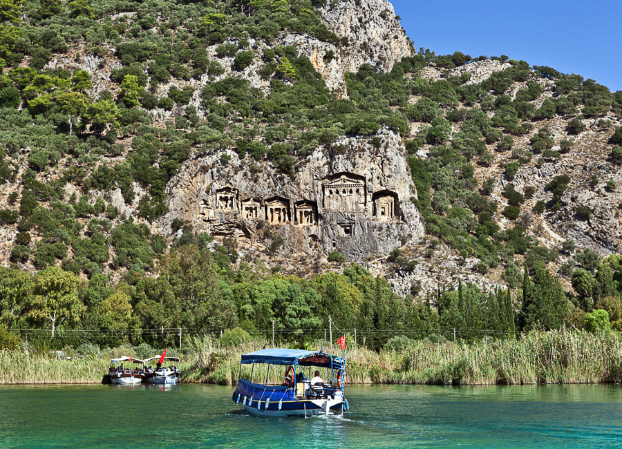Dalyan (Kaunos Lycian tombs. Kings’ Tombs Dalyan) Turkey DT 45491997