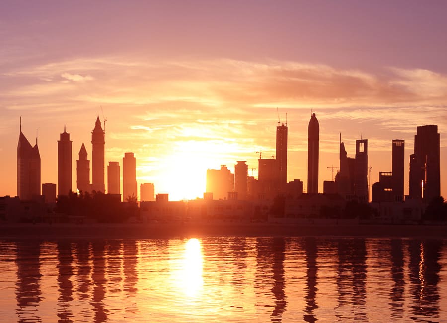 Dubai (Dubai skyline at night) UAE DT 17058819