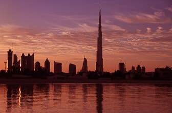 Dubai (Dubai skyline at night) UAE DT 17058819-2