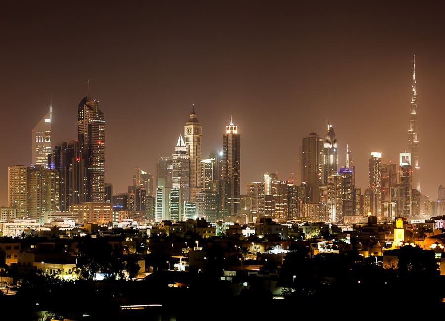 Dubai (Dubai skyline at night) UAE DT 29604140