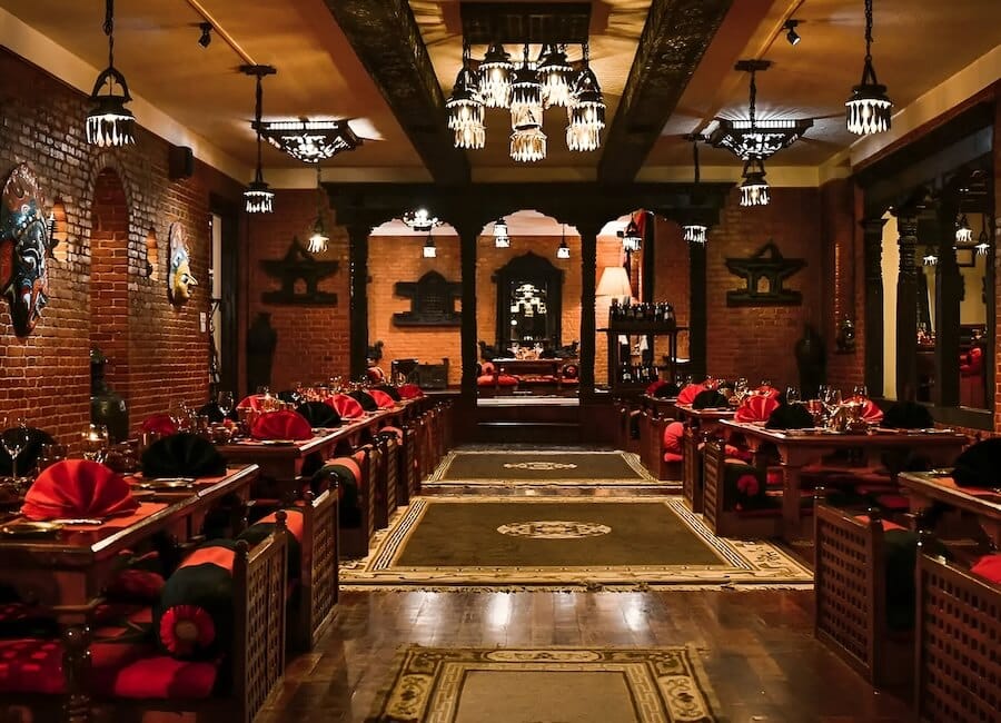 Dwarika’s Hotel Kathmandu Nepal (Krishnarpan Restaurant)