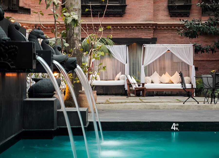 Dwarika’s Hotel Kathmandu Nepal (Swimming Pool) 1