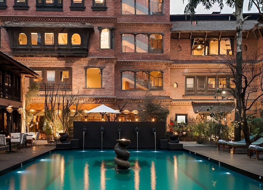Dwarika’s Hotel Kathmandu Nepal (Swimming Pool)