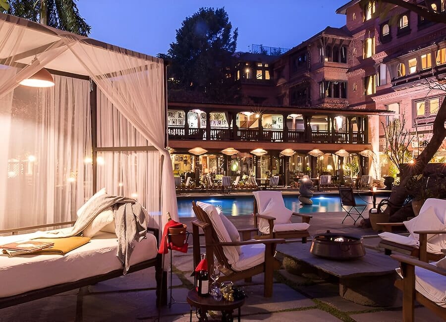 Dwarika’s Hotel Kathmandu Nepal (Terrace)