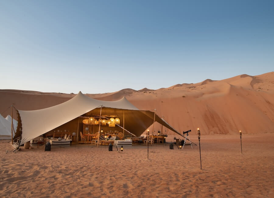 Magic Camps Wahiba Sands Oman (lounge tent)