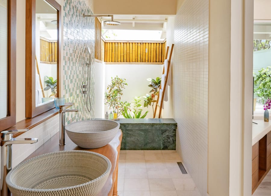 OBLU NATURE Helengeli by SENTIDO North Male Atoll, Maldives - Family Beach Villa with Pool - Bathroom-01