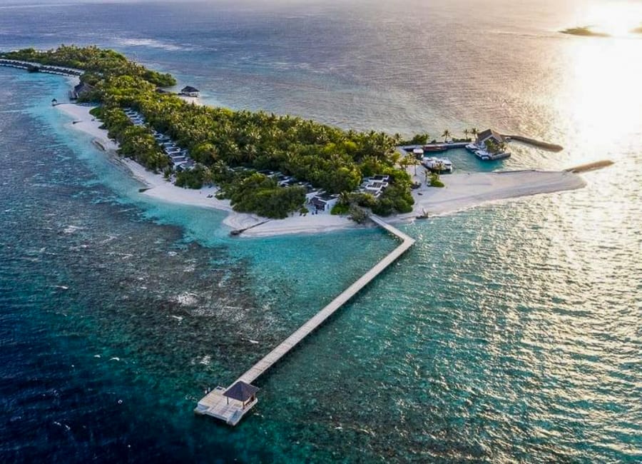 OBLU NATURE Helengeli by SENTIDO North Male Atoll, Maldives - aerial view 2