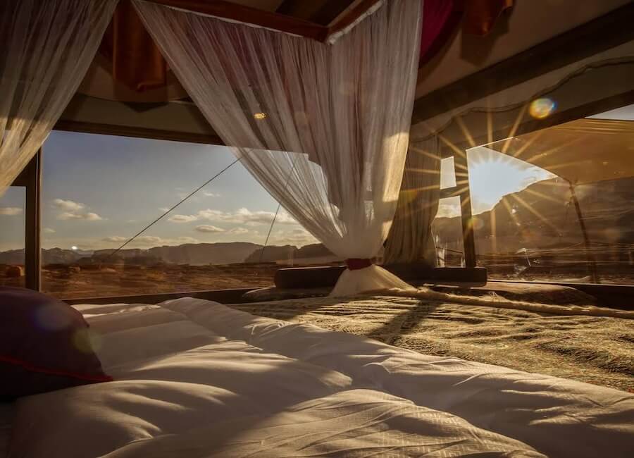 Palmera Camp Wadi Rum Jordan (Sultana distinctive tent)
