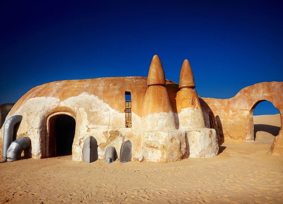 Tataouine (Chott Chtihatt Sghat. Mos Espa Star Wars film set) Tunisia DT 23930164