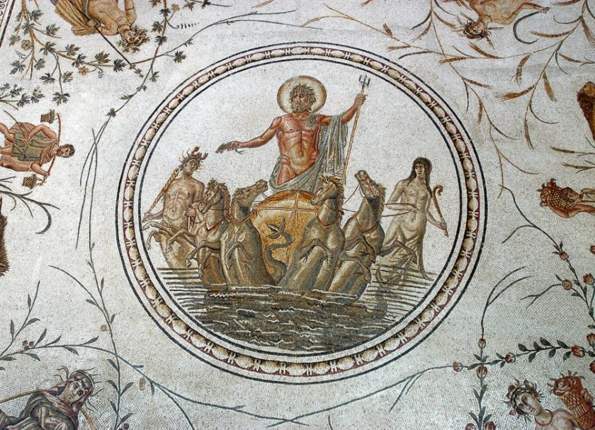 Tunis (Bardo National Museum. Neptune Roman Mosaic) Tunisia DT 12446673