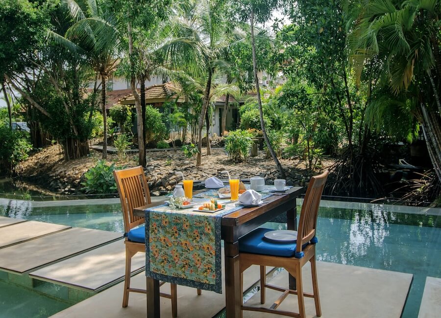 Villa Hundira Negombo Sri Lanka (Alfresco dining)