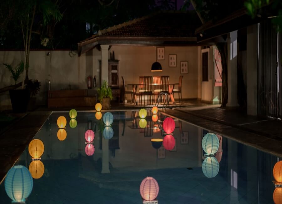 Villa Hundira Negombo Sri Lanka (Courtyard)