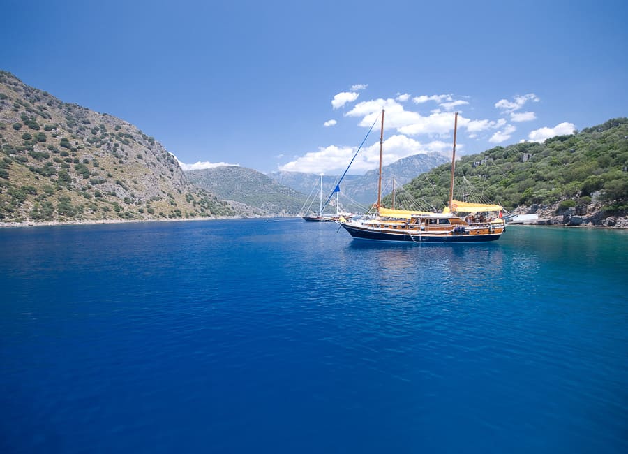 Private gulet charters in Turkiye (Mediterranean secluded bay) Turkey DT 2830294