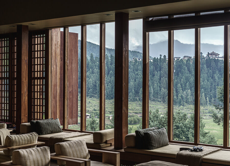 Amankora Gangtey Lodge Bhutan (Lounge)