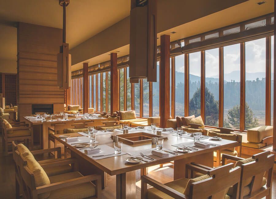 Amankora Gangtey Lodge Bhutan (Restaurant)