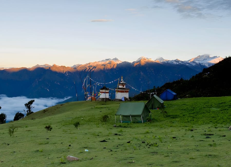 Bumdra Mobile Tented Camp Haa Valley Bhutan